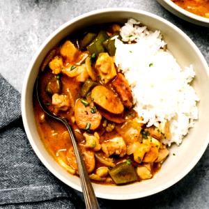 1 Portion Chicken Étouffée