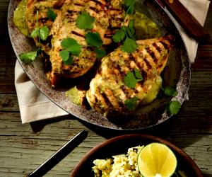 1 Portion Chili-Lime Chicken With Cauliflower Rice