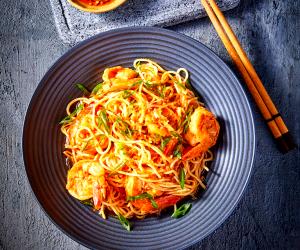 1 Portion Chili Oil Noodles With Shrimp