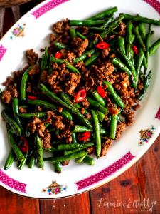 1 Portion Chinese Long Beans With Pork