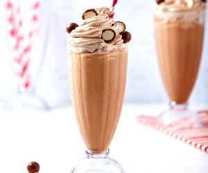 1 Portion Chocolate Malted Milkshake