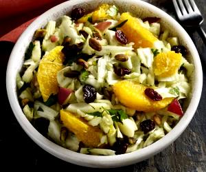 1 Portion Fennel, Orange And Cherry Salad