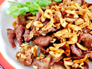 1 Portion Fried Garlic Pork