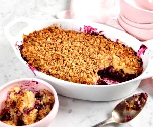 1 Portion Honey Blueberry Cobbler