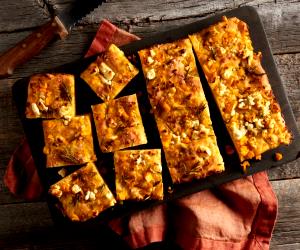 1 Portion Kabocha Focaccia