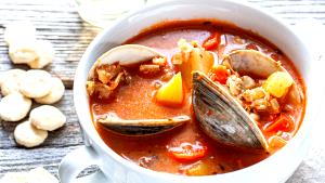 1 Portion Manhattan Clam Chowder