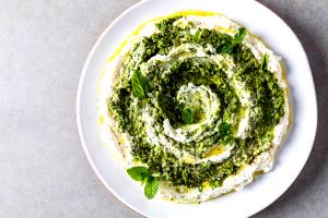 1 Portion Pea Pesto With Ricotta