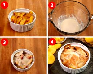 1 Portion Peach Cobbler