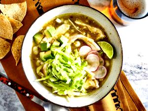 1 Portion Pozole Verde