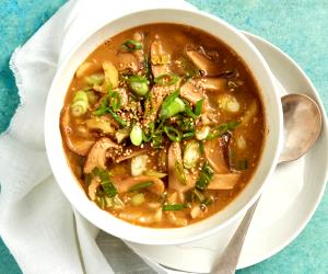 1 Portion Shiitake Mushroom Soup With Burdock Root