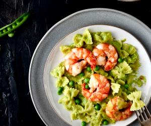 1 Portion Shrimp And Green Pea Pasta