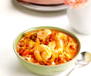 1 Portion Shrimp Creole With Carolina Rice