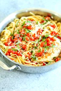 1 Portion Tomato Basil Chicken Fettuccine