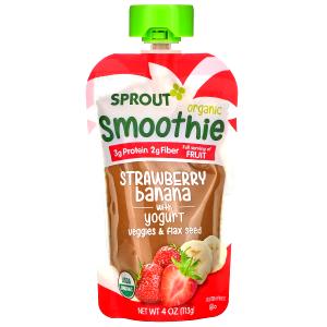 1 pouch (113 g) Strawberry and Banana