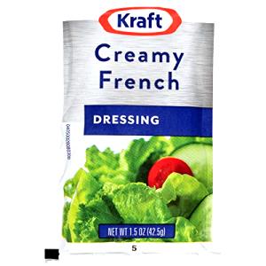 1 pouch (1.5 oz) Creamy French Dressing