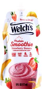 1 pouch (177 ml) Protein Smoothie Strawberry Banana