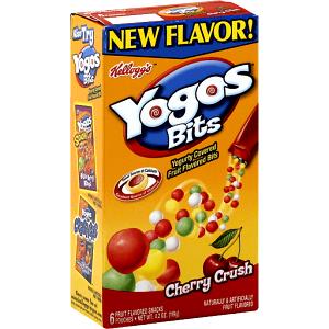 1 pouch (20 g) Yogos Bits Yogurt Covered Fruit Flavored Bits - Cherry Crush