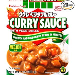 1 pouch (200 g) Curry Sauce with Vegetables