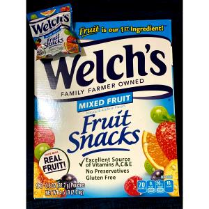 1 pouch (22.7 g) Fruit Snacks