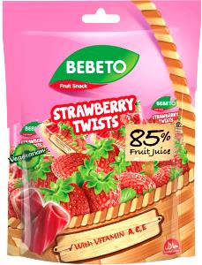 1 pouch (24 g) Strawberry Fruit Twists