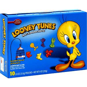 1 pouch (25 g) Fruit-flavored Shapes - Looney Tunes