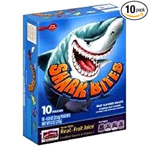 1 pouch (25 g) Fruit-flavored Shapes - Shark Bites