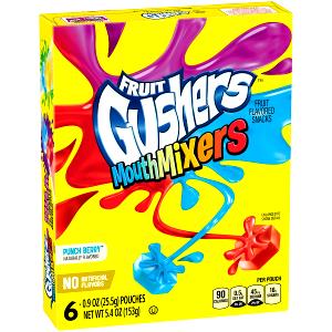 1 pouch (25 g) Fruit Gushers Mouth Mixers - Punch Berry