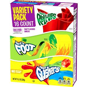 1 pouch (25 g) Fruit Roll-Ups - Scooby Doo Variety Pack