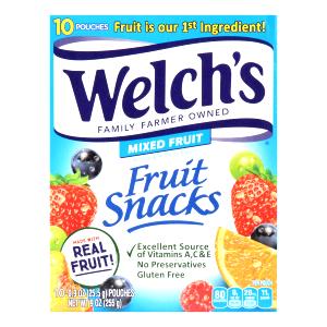 1 pouch (25 g) Fruit Snacks - Mixed