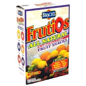 1 pouch (25 g) Frutios Fruit Snacks