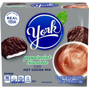 1 pouch (25 g) Peppermint Chocolate Hot Cocoa Mix