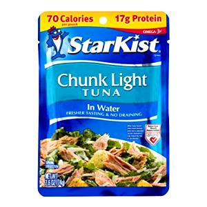 1 pouch (2.5 oz) Chunk Light Tuna in Water (Pouch)