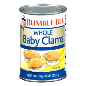 1 pouch (2.5 oz) Premium Whole Baby Clams