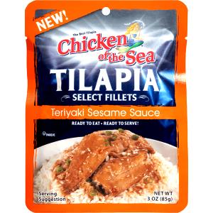 1 pouch (3 oz) Teriyaki Sesame Tilapia