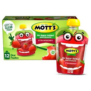 1 pouch (3.2 oz) Apple Strawberry Fruit Pouch