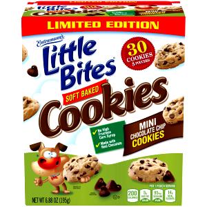 1 pouch (39 g) Little Bites Mini Chocolate Chip Cookies