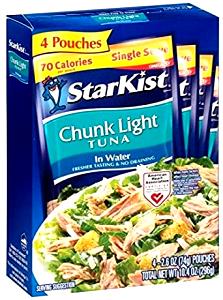 1 pouch (74 g) Light Tuna in Water