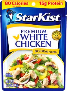 1 pouch (74 g) Premium White Chicken