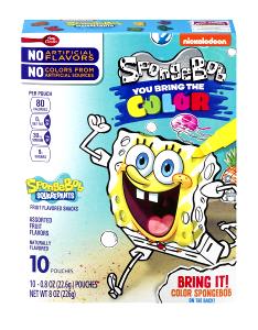 1 pouch Fruity Snacks - SpongeBob Squarepants