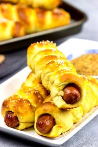 1 pretzel Cheese Pretzel Dog