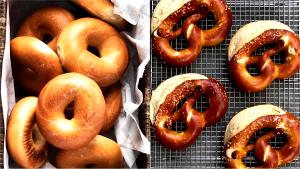 1 Pretzel Salt Bagel Pretzel