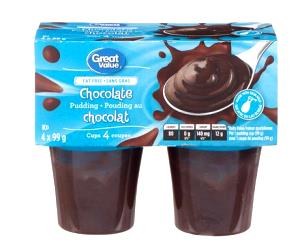 1 pudding cup (99 g) Fat Free Chocolate Pudding