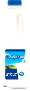 1 Quart Milk (2% Lowfat with Added Vitamin A)