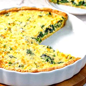 1 Quiche (8" Dia) Keto Spinach Quiche