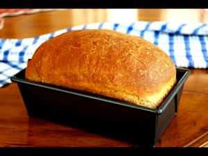 1 Regular Slice (3-3/4" X 5" X 1/2") Wheat or Cracked Wheat Bread (Home Recipe or Bakery)