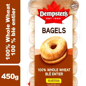 1 Regular Toasted 100% Whole Wheat Bagel