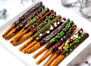 1 rod (28 g) Milk Chocolate Covered Pretzel Rods