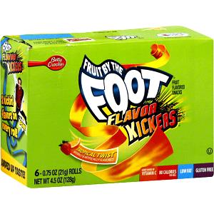 1 roll (21 g) Fruit By The Foot - Flavor Kickers