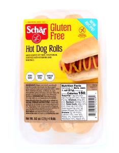 1 roll (57 g) Gluten Free Hot Dog Rolls