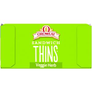 1 roll (57 g) Sandwich Thins - Veggie Herb